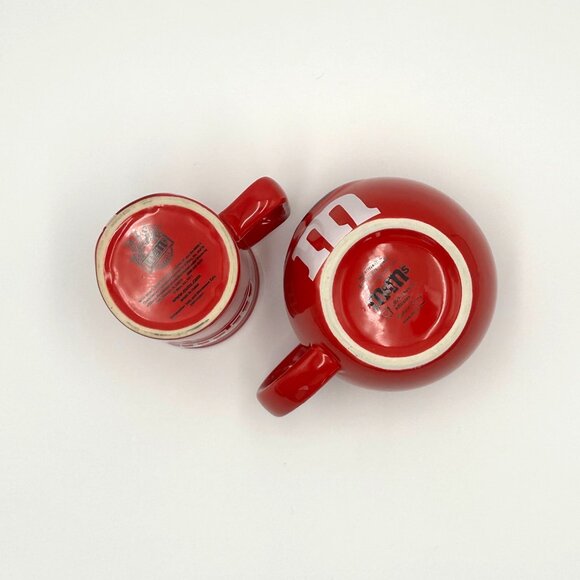 M&Ms Red Character Mug Set - 2 Unique Ceramic Mugs With Playful Expressions - Picture 7 of 9